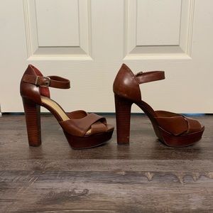 Gianni Bini Platform Ankle-Strap Heels
